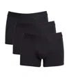 Skims Stretch Boxer Briefs In Black