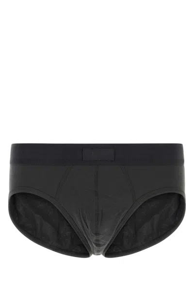 Skims Stretch Cotton Briefs Set With Modal Blend In Black