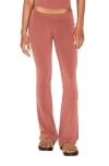 Skims Stretch Cotton Jersey Foldover Pants