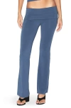 Skims Stretch Cotton Jersey Foldover Pants