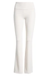 Skims Stretch Cotton Jersey Foldover Pants In Barely Pink