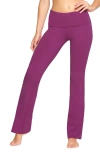 Skims Stretch Cotton Jersey Foldover Pants In Lollipop