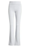 Skims Stretch Cotton Jersey Foldover Pants In Zen Blue