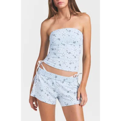 Skims Stretch Cotton Jersey Tube Top In Multi