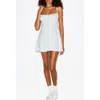 Skims Stretch Cotton Pointelle Nightgown In White