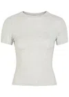 Skims Stretch-cotton T-shirt In White
