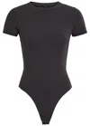 Skims Stretch-jersey Bodysuit In Black