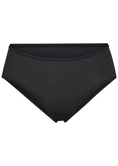 Skims Stretch-jersey Briefs In Black