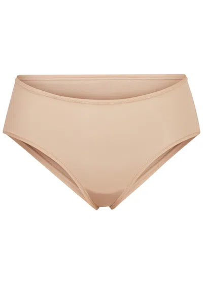 Skims Stretch-jersey Briefs In Sand