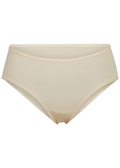 Skims Stretch-jersey Briefs In White
