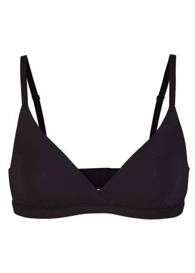 Skims Fits Everybody Crossover Bralette In Black