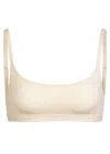 Skims Fits Everybody Scoop-neck Bralette In White