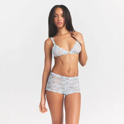Skims Stretch Lace In Blue