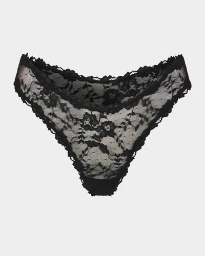 SKIMS STRETCH LACE DIPPED THONG