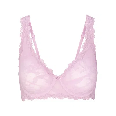 Skims Stretch Lace In Pink