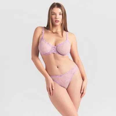 Skims Stretch Lace In Purple