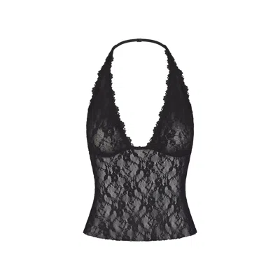 Skims Stretch Lace In Soot