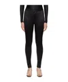 Skims Stretch Polyester Pants In Black