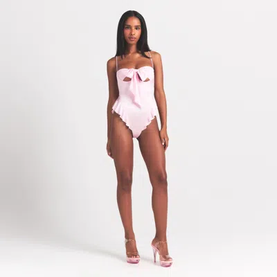 Skims Stretch Satin In Pink