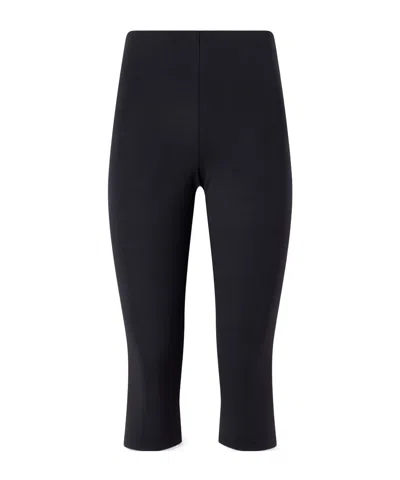 Skims Stretch-jersey Capri Leggings In Black