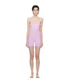 Skims Purple Soft Lounge Onesie Romper In Pink