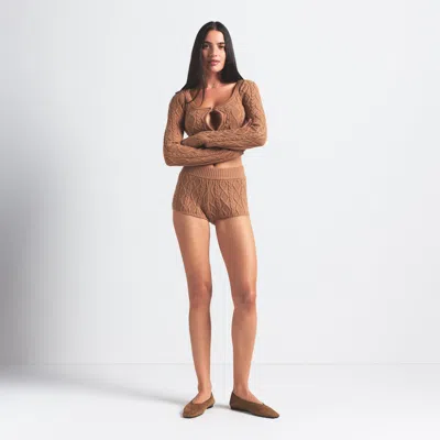 Skims Sweater Knit In Brown