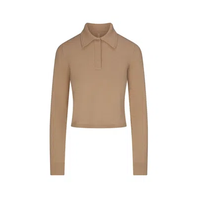 Skims Sweater Knit In Brown
