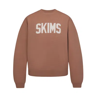 Skims Sweater Knit In Brown