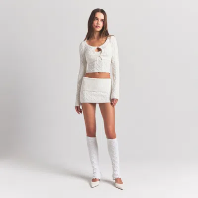 Skims Sweater Knits In White