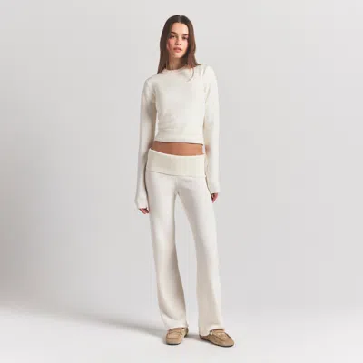 Skims Sweater Knits In White