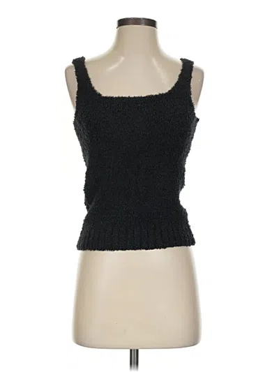 Pre-owned Skims Sweater Vest In Black