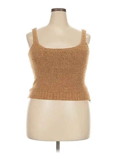 Pre-owned Skims Sweater Vest In Tan