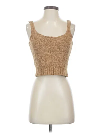 Pre-owned Skims Sweater Vest In Tan