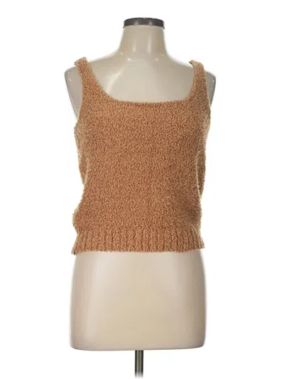 Pre-owned Skims Sweater Vest In Tan