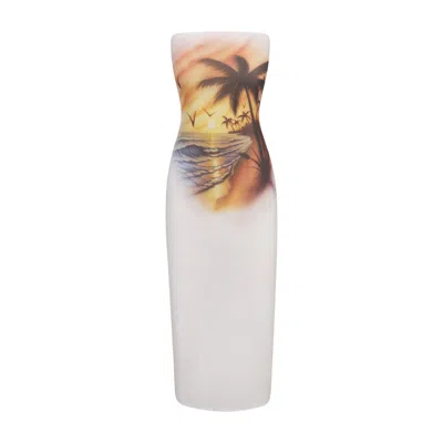 Skims Swim Cover-ups In Airbrush Beach Scene