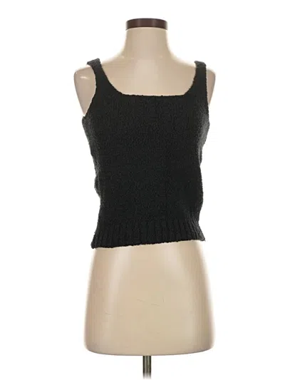 Pre-owned Skims Tank Top Black Strapless Neckline Tops