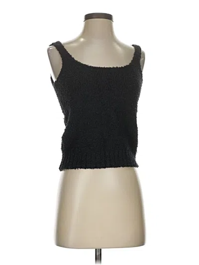Pre-owned Skims Tank Top Black Strapless Neckline Tops