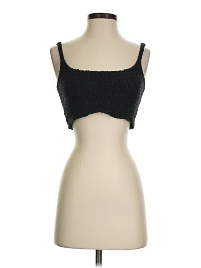 Pre-owned Skims Tank Top Black Strapless Neckline Tops
