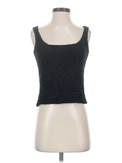 Pre-owned Skims Tank Top Black Strapless Neckline Tops