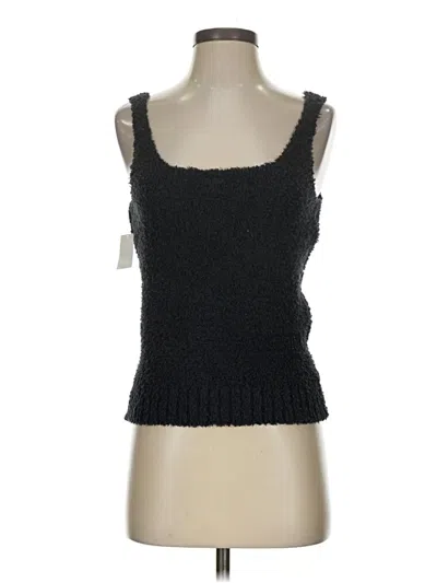 Pre-owned Skims Tank Top Black Strapless Neckline Tops