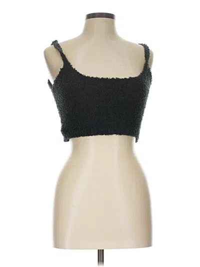 Pre-owned Skims Tank Top Black Strapless Neckline Tops