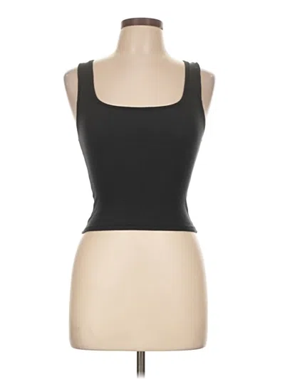 Pre-owned Skims Tank Top Black Strapless Neckline Tops