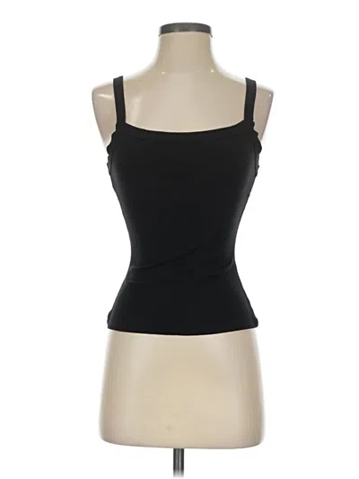 Pre-owned Skims Tank Top Black Strapless Neckline Tops