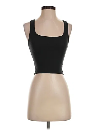 Pre-owned Skims Tank Top Black Strapless Neckline Tops