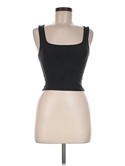Pre-owned Skims Tank Top Black Strapless Neckline Tops