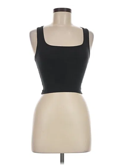 Pre-owned Skims Tank Top Black Strapless Neckline Tops