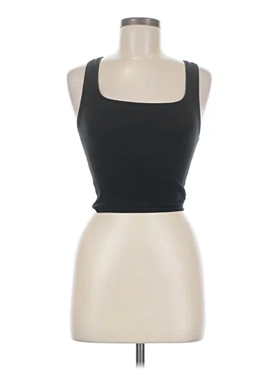 Pre-owned Skims Tank Top Black Strapless Neckline Tops