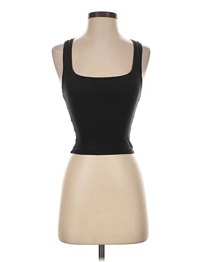 Pre-owned Skims Tank Top Black Strapless Neckline Tops