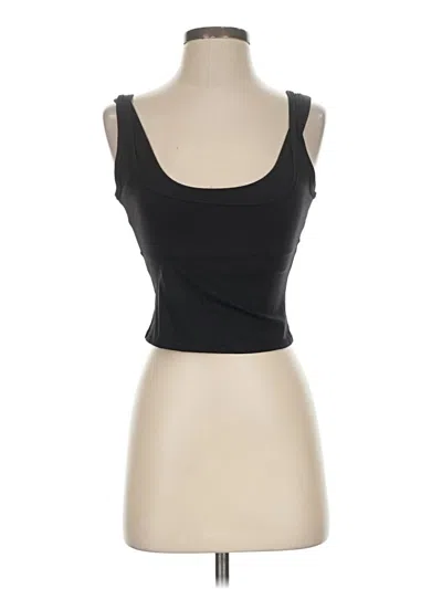 Pre-owned Skims Tank Top Black Strapless Neckline Tops