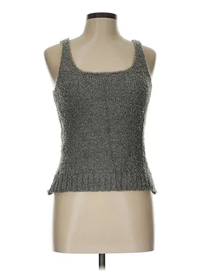 Pre-owned Skims Tank Top Gray Halter Neckline Tops